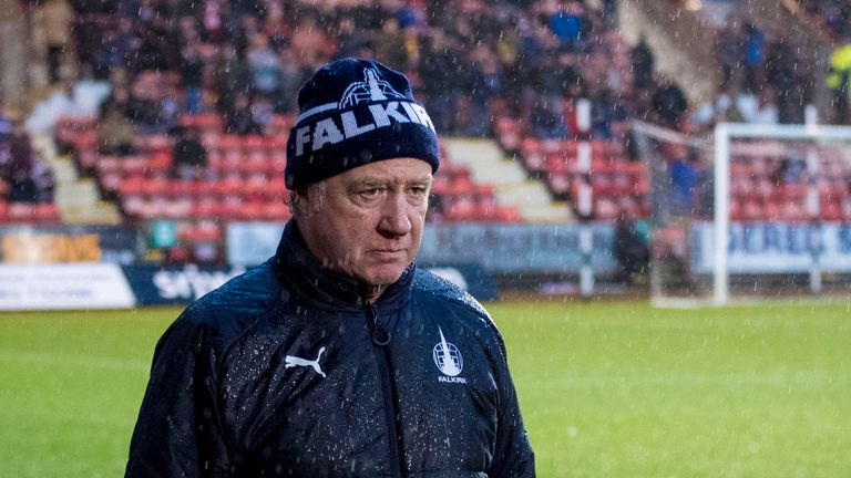 Jimmy Nicholl at East End Park, Dunfermline, earlier this week