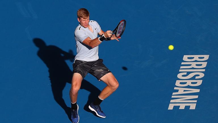 Kyle Edmund is through to the last eight in Brisbane where his next opponent could be top seed Grigor Dimitrov