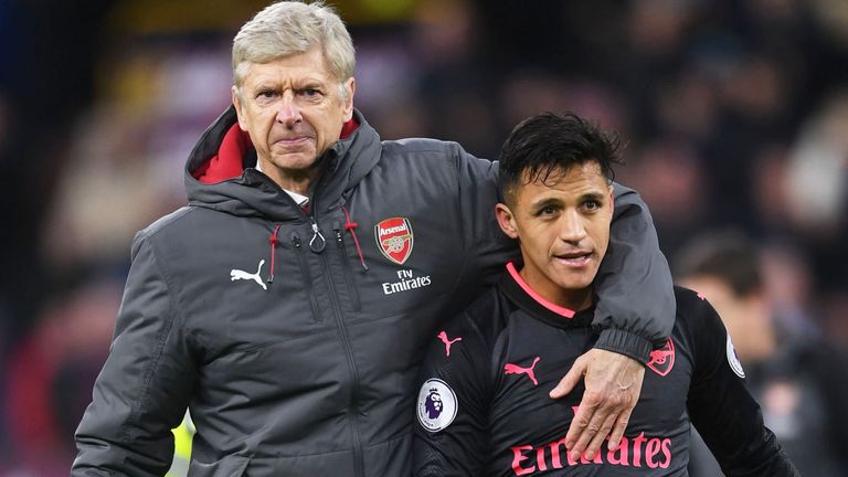 Alexis Sanchez Thanked Arsenal Boss Arsene Wenger Over Texts Football News Sky Sports