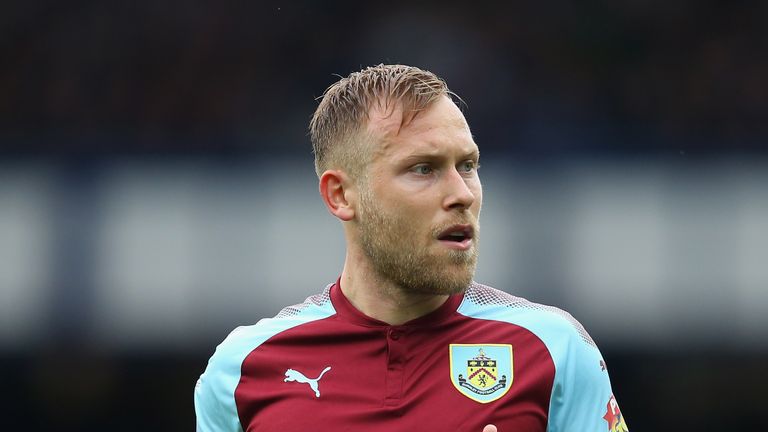 Scott Arfield has picked up a knock in training and is unlikely to play in Burnley's FA Cup tie at Manchester City this weekend