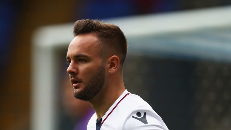 Adam Armstrong of Bolton Wanderers in action during the pre season friendly match between Bolton Wanderers and Stoke City at Ma