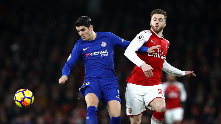 Alvaro Morata missed three important chances against Arsenal