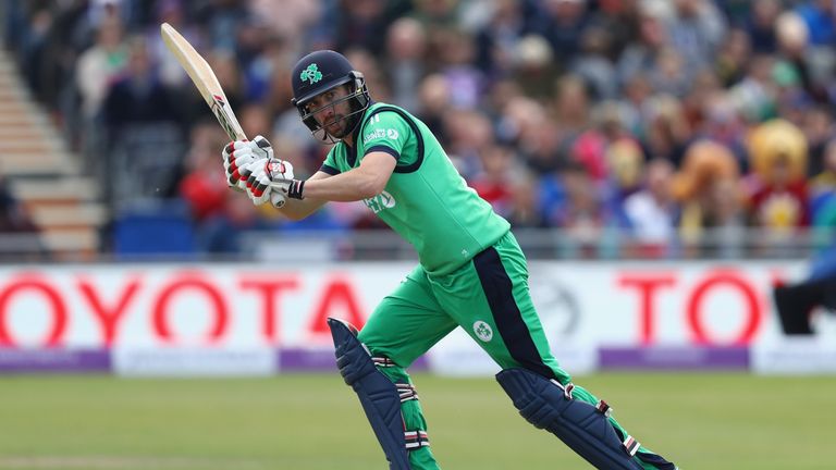 Andrew Balbirnie of Ireland during the Royal London One Day International match between England and Ireland at The Brightside Ground