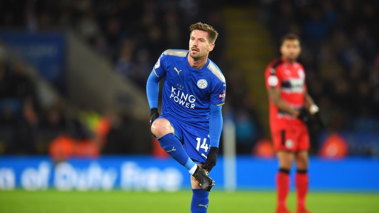 Adrien Silva made his Leicester debut against Huddersfield