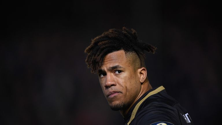 BATH, ENGLAND - JANUARY 12:  Bath player Anthony Watson looks on dejectedly during the European Rugby Champions Cup match between Bath Rugby and Scarlets a