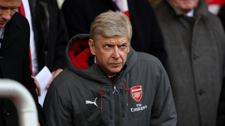 Arsenal manager Arsene Wenger takes his seat in the stands during the Premier League match at the Vitality Stadium, Bournemouth.