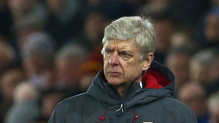 Arsenal's French manager Arsene Wenger watches from the touchline during the English Premier League football match between Swansea City and Arsenal at The 