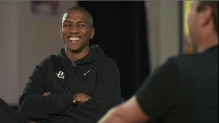 Ashley Young speaks to Soccer AM's Tubes