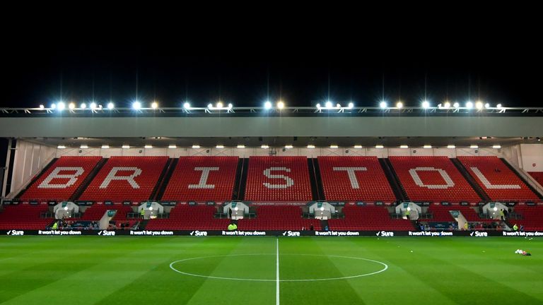BRISTOL, ENGLAND - DECEMBER 20:  General view inside the stadium prior to the Carabao Cup Quarter-Final match between Bristol City and Manchester United at