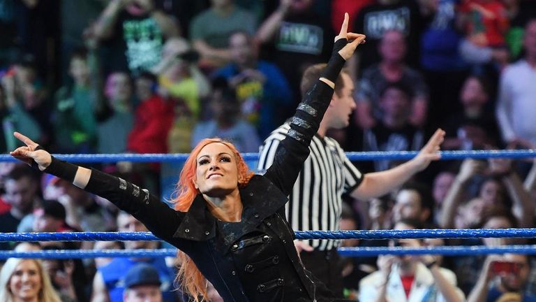 Becky Lynch was back on SmackDown with a bang this week
