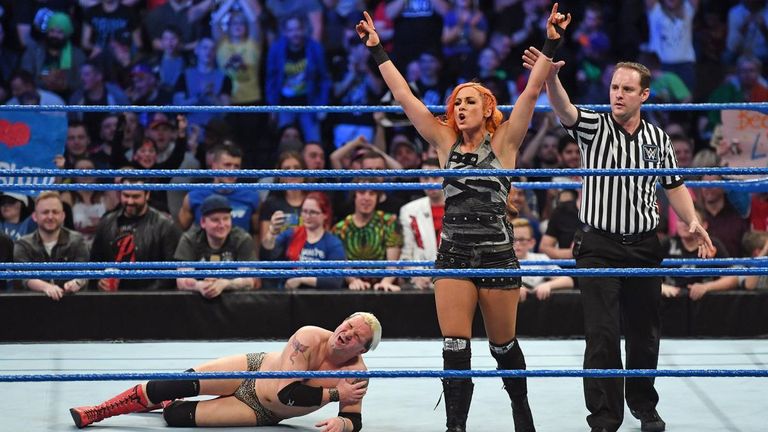 Becky Lynch has been off WWE television while filming The Marine 6