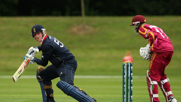 RANGIORA, NEW ZEALAND - JANUARY 23:  Ben Stokes of England bats during the ICC U19 Cricket World Cup Quarter Final One match between England and the West I