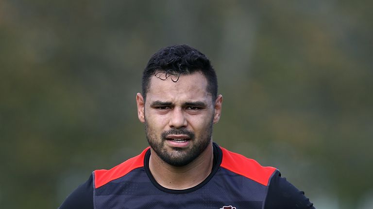 OXFORD, ENGLAND - SEPTEMBER 26:  Ben Te'o of England attends an England Rugby Training Session on September 26, 2017 in Oxford, England.  (Photo by Bryn Le