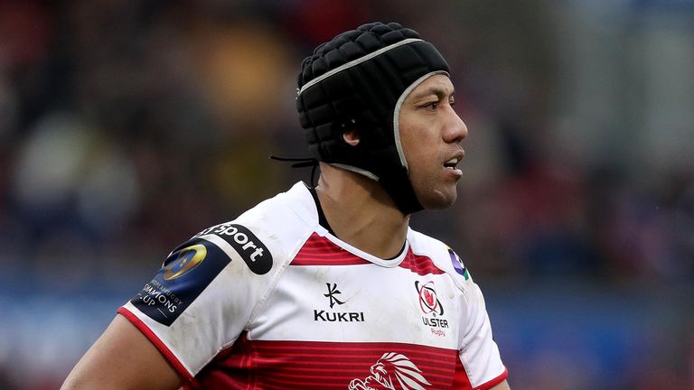 European Rugby Champions Cup Round 5, Kingspan Stadium, Belfast 13/1/2018.Ulster vs La Rochelle.Ulster's Christian Lealiifano.