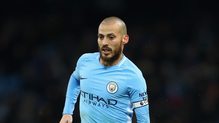 David Silva has made 23 appearances for Manchester City this season