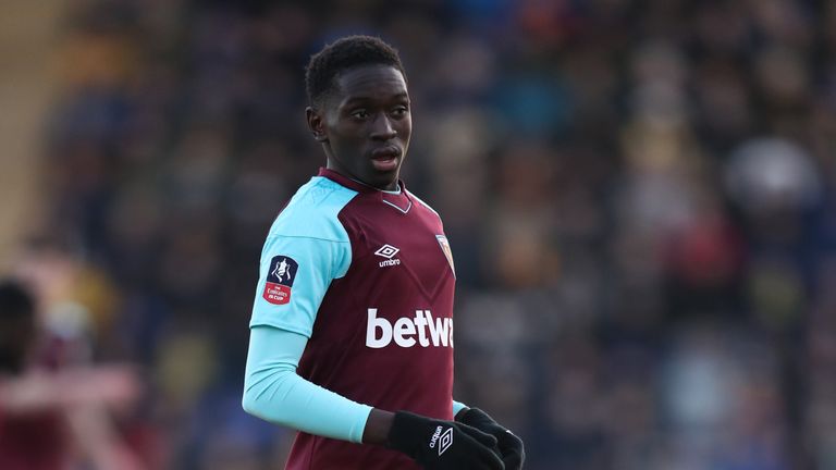 Domingos Quina has made four first-team appearances for West Ham this season