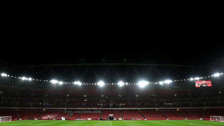 General view of the Emirates Stadium prior to the Premier League match between Arsenal and Chelsea