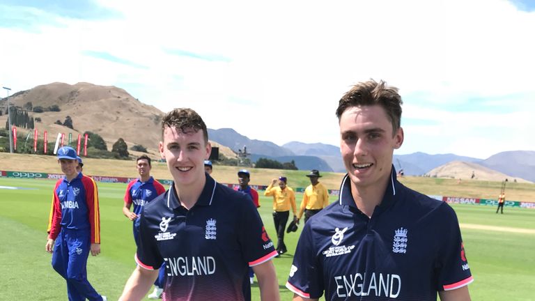 Will Jacks and Harry Brook, England U19
