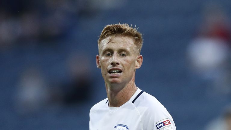 Preston North End's Eoin Doyle during the pre-season friendly match at Deepdale, Preston. PRESS ASSOCIATION Photo. Picture date: Tuesday July 25, 2017. See
