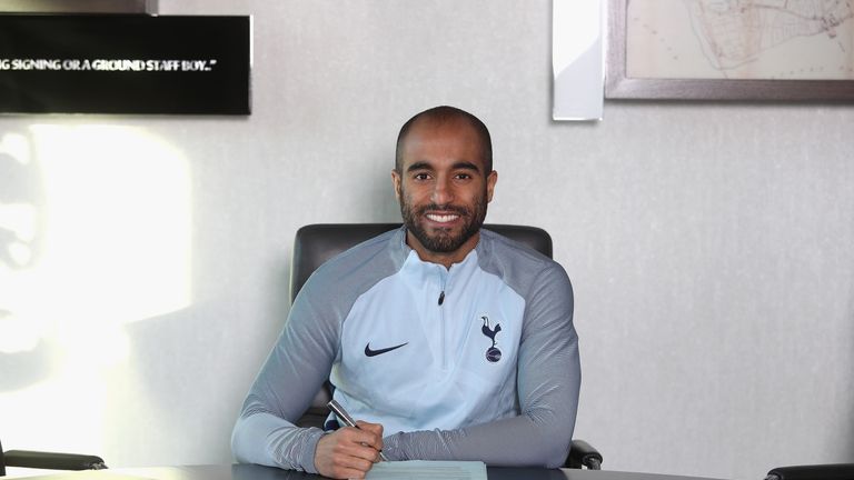 Lucas Moura has joined Tottenham Hotspur from Paris Saint-Germain on five-and-a-half-year deal