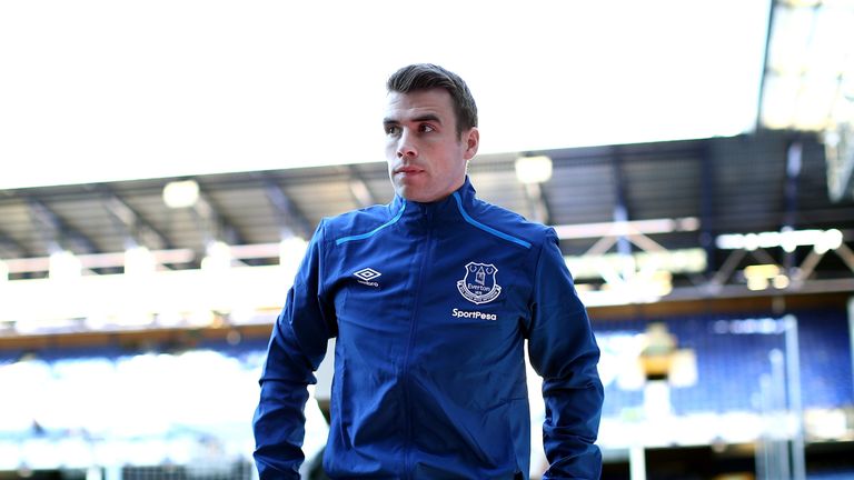 Everton defender Seamus Coleman