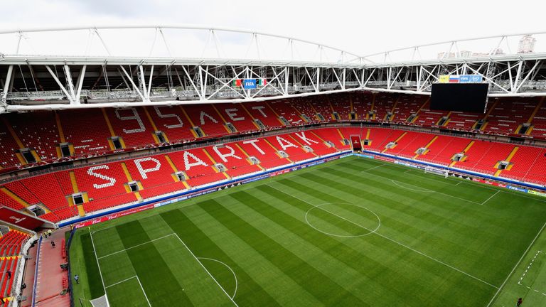 General view inside Spartak Stadium prior to the FIFA Confederations Cup Russia 2017 Third Place Play-Off