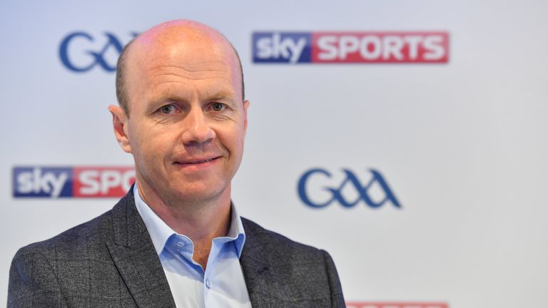 Pictured at the announcement in Croke Park is Peter Canavan