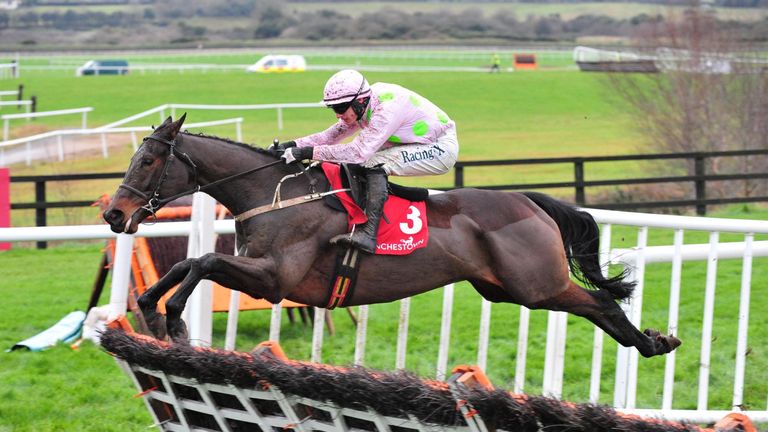 Getabird ridden by Paul Townsend win the Corinthian Restaurant Maiden Hurdle  at Punchestown Racecourse, Naas. PRESS ASSOCIATION Photo. Picture date: Sunda