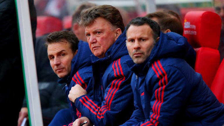 Giggs was Louis Van Gaal's assistant at United for two seasons