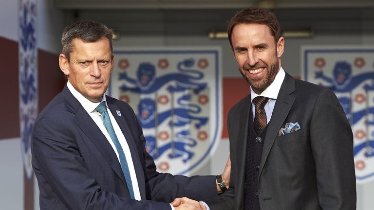 FA chief executive Martin Glenn (left) says the Rooney rule will be used when finding Gareth Southgate's successor