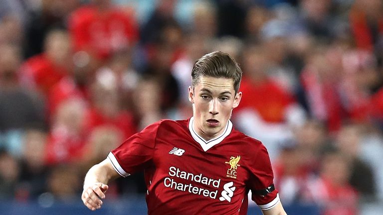 SYDNEY, AUSTRALIA - MAY 24:  Harry Wilson of Liverpool looks upfield during the International Friendly match between Sydney FC and Liverpool FC at ANZ Stad