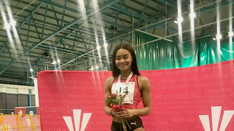 Imani Lansiquot started her season in lively style in Wales