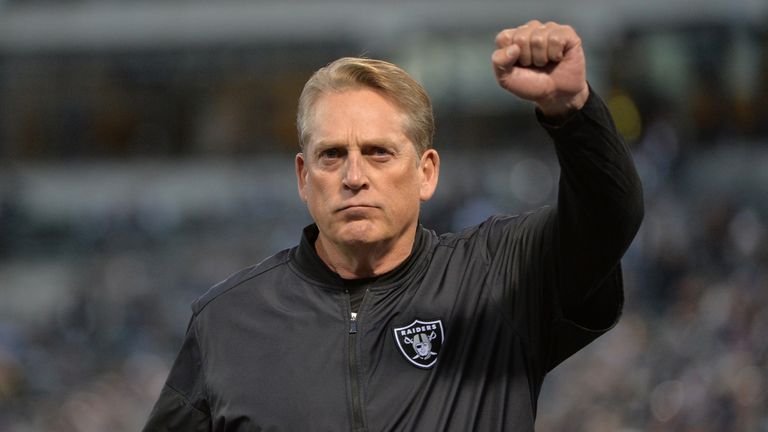 Jack Del Rio lasted three seasons with the Oakland Raiders