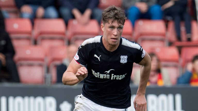 Jack Hendry in action for Dundee