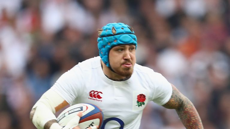 Jack Nowell of England during the RBS Six Nations match between England and Scotland at Twickenham