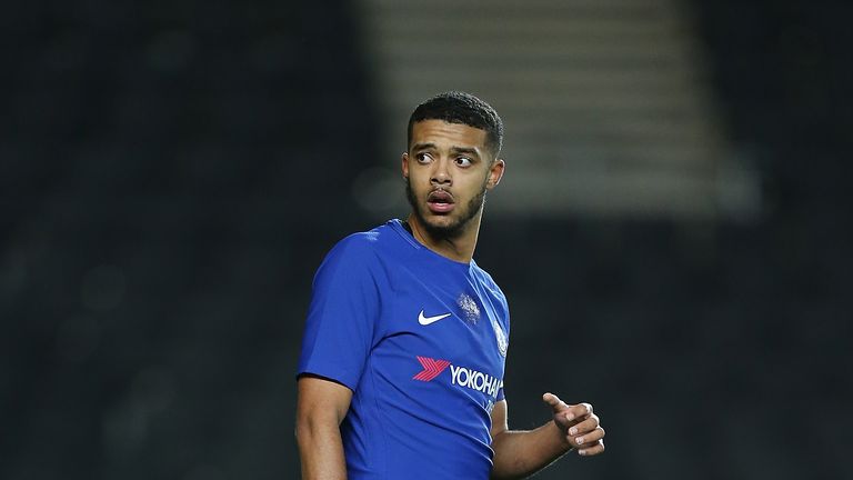 MILTON KEYNES, ENGLAND - DECEMBER 06: Jake Clarke-Salter of Chelsea in action during the Checkatrade Trophy Second Round match between Milton Keynes Dons a
