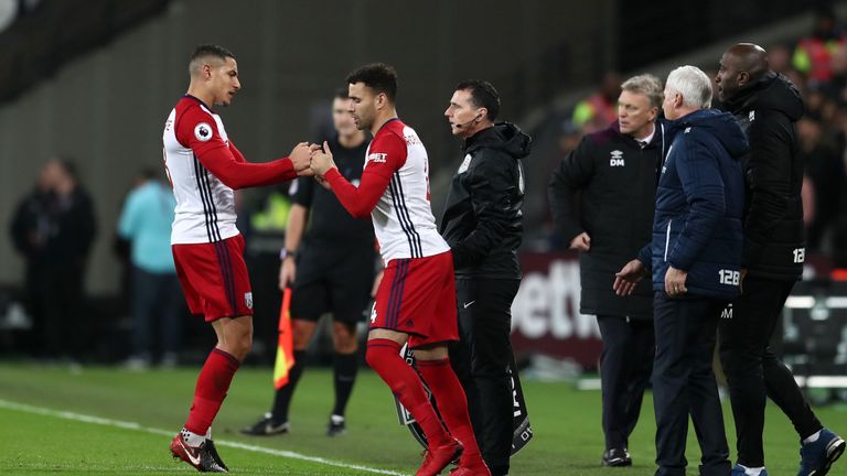 Jake Livermore was involved in a bust-up with fans after being substituted against West Ham