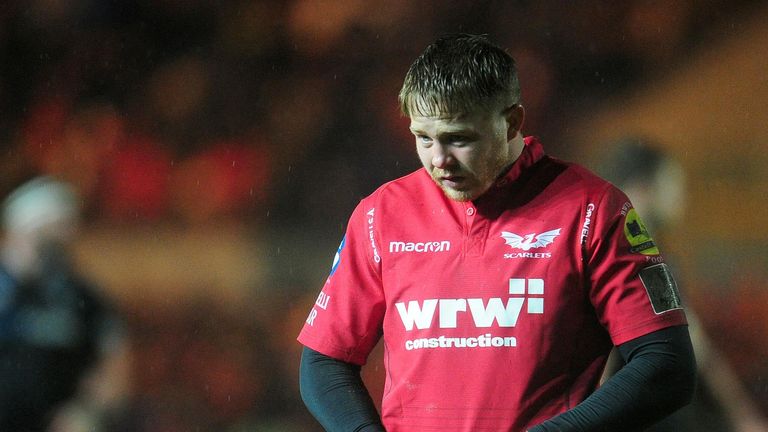 Guinness PRO14, Parc y Scarlets, Wales 26/12/2017.Scarlets vs Ospreys.Scarlets' James Davies.Mandatory Credit ..INPHO/Kevin Barnes