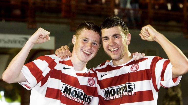 James McCarthy (left) and James McArthur at Hamilton 