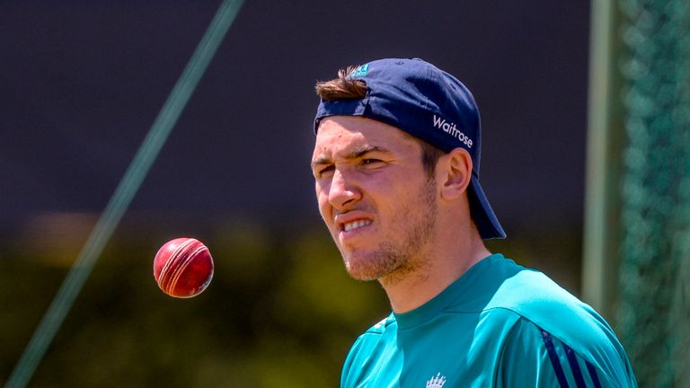 POTCHEFSTROOM, SOUTH AFRICA - FEBRUARY 01: Jamie Overton of England during the ECB Pace Programme at Senwes Park on February 01, 2017 in Potchefstroom, Sou