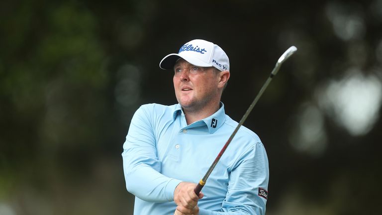 GOLD COAST, AUSTRALIA - DECEMBER 01:  Jarrod Lyle of Australia plays a tee shot during day one of the 2016 Australian PGA Championship at RACV Royal Pines 