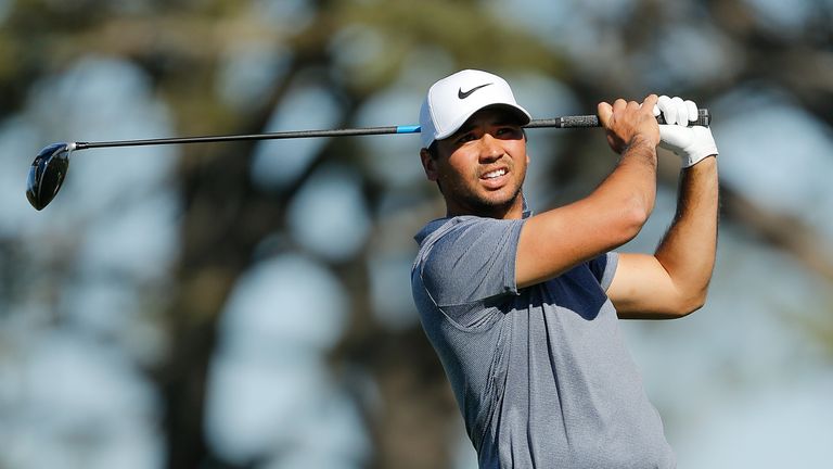 SAN DIEGO, CA - JANUARY 28:  Jason Day of Australia plays his shot from the fifth tee during the final round of the Farmers Insurance Open at Torrey Pines 