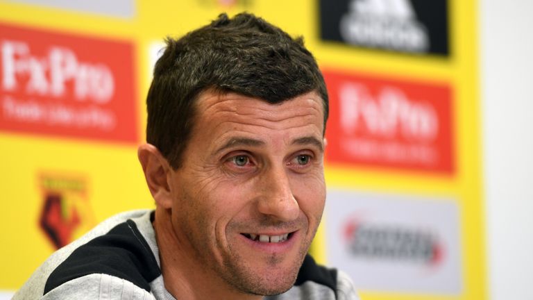 Watford's new manager Javi Gracia during a press conference at Watford Training Ground