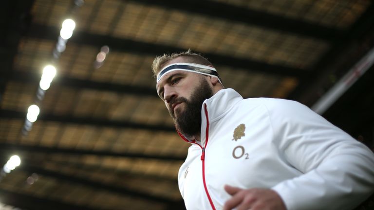 England's Joe Marler before the Autumn International at Twickenham Stadium, London.