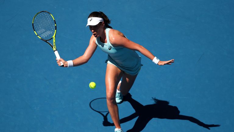 Konta's powerful game was too much for Madison Brengle at Melbourne Park