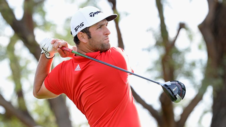 LA QUINTA, CA - JANUARY 21:  Jon Rahm of Spain plays his shot from the third tee during the final round of the CareerBuilder Challenge at the TPC Stadium C