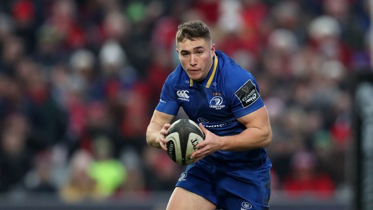 GuinnessPRO14 rugby Thomond Park Limerick 26/12/2017.Munster vs Leinster.Leinster...s Jordan Larmour.Mandatory Credit ..INPHO/Billy Stickland