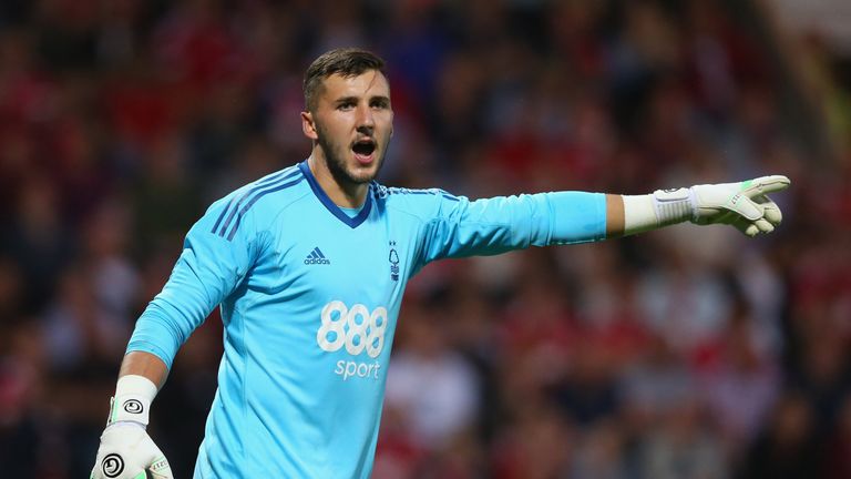 NOTTINGHAM, ENGLAND - JULY 19:  Jordan Smith of Nottingham Forest in action during a pre-season friendly match between Notts County and Nottingham Forest a