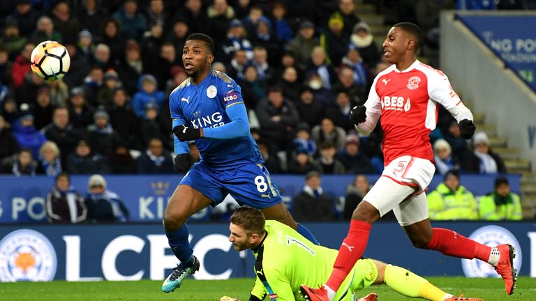 Kelechi Iheanacho puts Leicester two goals in front