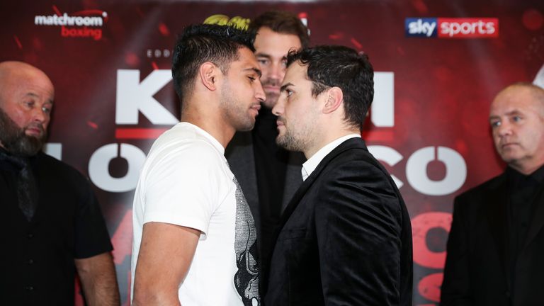 Matchroom Boxing press conference in Liverpool announcing that Amir Kahn will fight  Phil Lo Greco